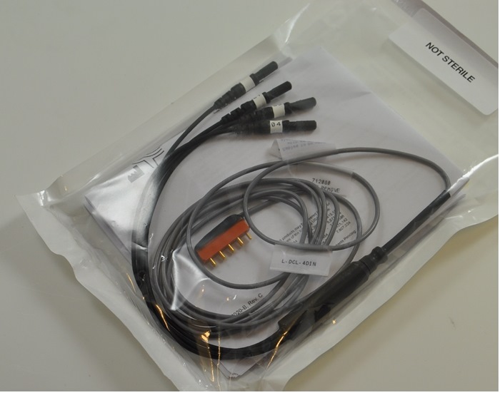 Ad-tech Lightweight 4-contact 180cm cable w. Touch Proof connectors (Needs to order DC-Block DC-4X) Non sterile