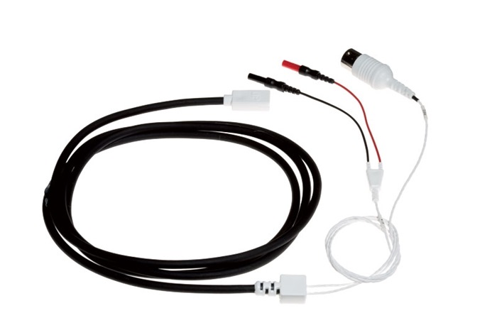 Cable 200 cm for Pudendal Electrode Part nr. PUD0001, 1 x 5-pin DIN (recording) and  2 x Touch Proof (stimulating)
