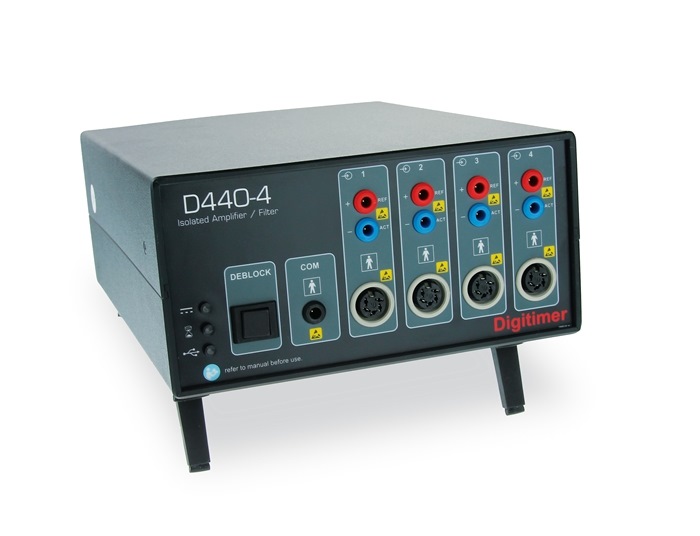 Digitimer 2-Channel Isolated Amplifier. Inc. Output & USB Leads 