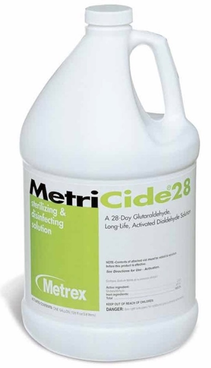Disinfection liquid MetriCide R28 for Caps and electrodes - 0,95 Liter, 1-Quart Gallon