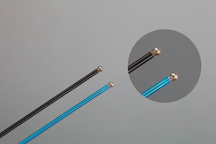 Disposable Double Ball Tip (2mm) Direct Nerve Stimulator Probe, 200cm cable w. Touch Proof connector (1 pcs.)