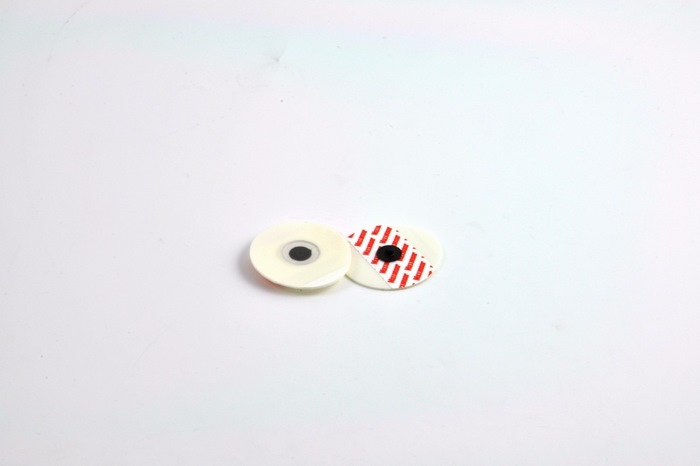 Disposable ECG Snap electrode general use, 43 x 38mm Teardrop, Foam. Solid gel (Bag of 30)