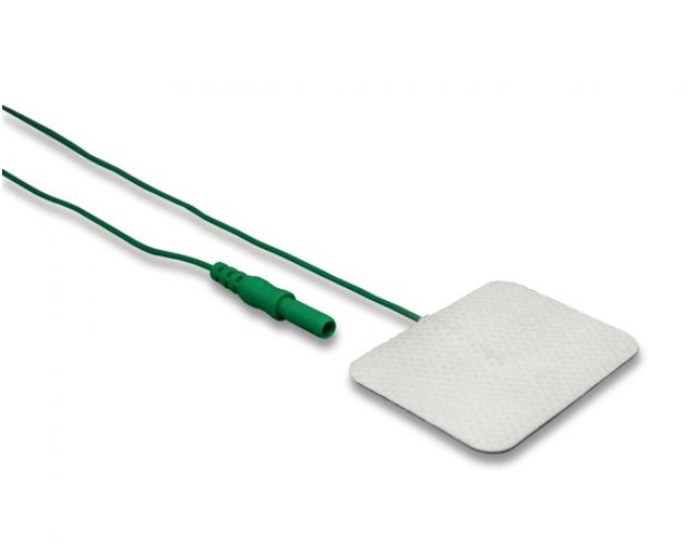 Disposable Electrode Ag/AgCl  35x45mm, with 150cm cable, TP connector (Bag of 4pcs.)