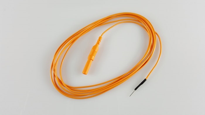 Disposable Subdermal Needle, 7mm, diameter 0,35mm, Wire 150 cm, 24 pcs in 6 colors. FRSH.