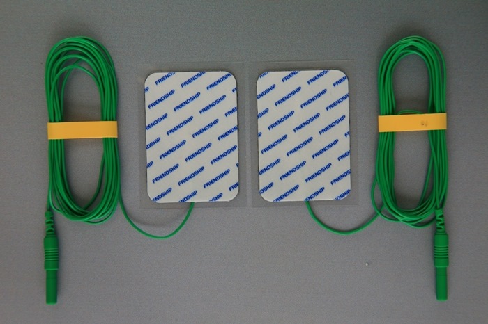 Disposable Surface Ground Electrode Ag/AgCl, size 35x50mm, 200cm cable color Green (box of 24 pcs)