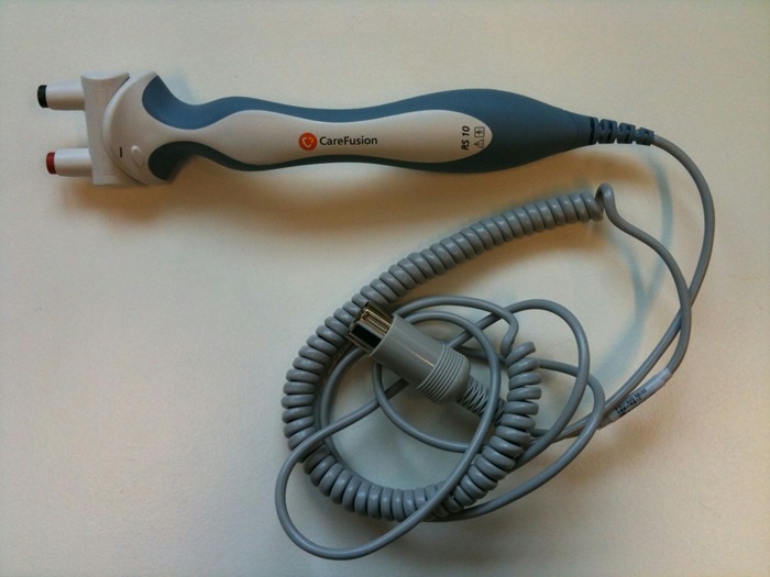 EDX - ComfortProbe Electrical Stimulator Probe (Lady) with adult angled and touchproof heads (RS10 KIT). (7 pin DIN must use adaptor)