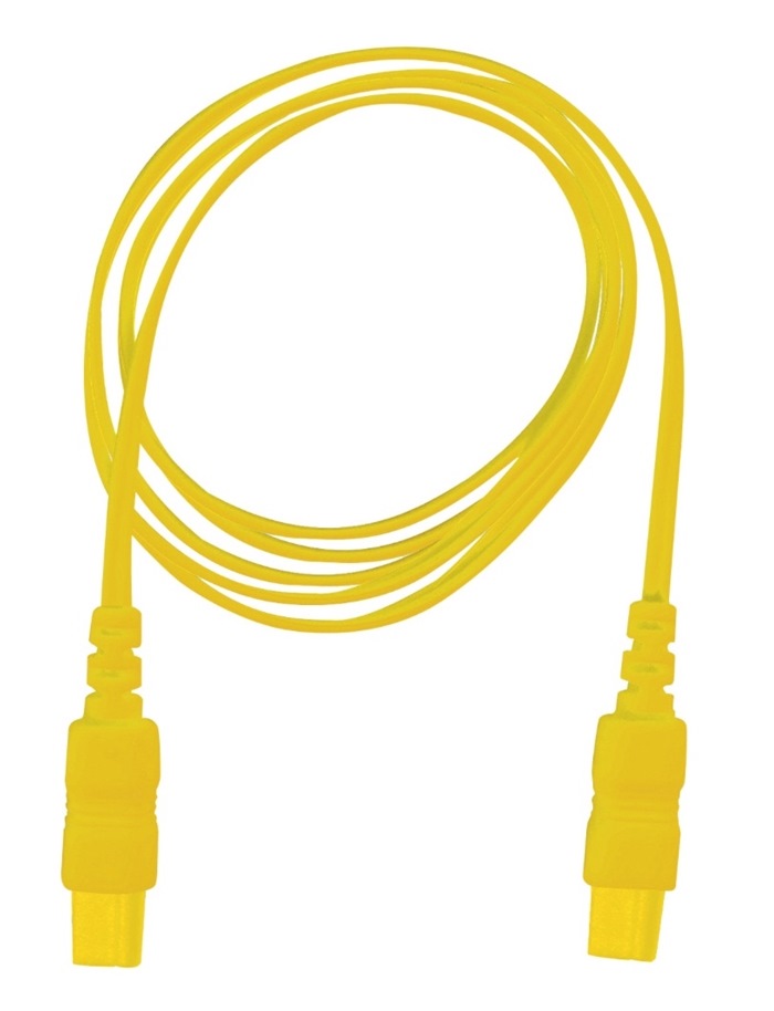 Grael Thoracic Band cable yellow TP249. Keyhole-Male to Keyholde Male connectors