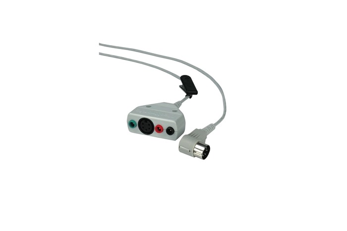 HUSH™ Yoke Cable 150cm, 5-pole right angle 5-pole DIN Connector