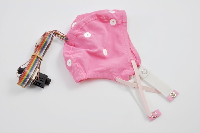 Infa-Cap II (Pink cap size 38-42cm) 10/10 REF=Fcz (pin 13) with 21 electrodes. 25 pin cap connector