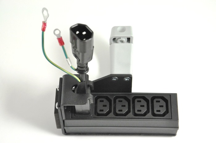 Medical Grade Power Strip and mount for NeuroMonitor
