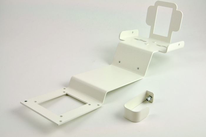 NIC1 - V44/V32 Amplifier and headbox mounting bracket for NeuroMonitor pole cart (Part no. Esko Part)