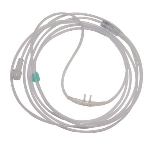 Nasal Cannula, size Infant (0-10 months), tubing length 210cm (83") Luer-Lock.