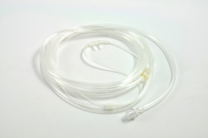 Nasal Pressure Cannula, size Adult, 210cm with Male Luer lock Connector (5-pack)