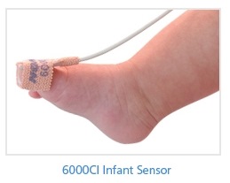 Nonin - Cloth Disposable SpO2 Sensor-Infant, 6000CI, 1m (Box of 24)
