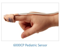 Nonin - Cloth Disposable SpO2 Sensor-Pediatric, 6000CP, 1m (Box of 24)