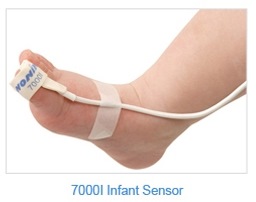Nonin SPO2 - Disposable Nonin Neonatal Flexi-Form® III SpO2 Sensor 100cm cable, model  7000N (Box of 24)