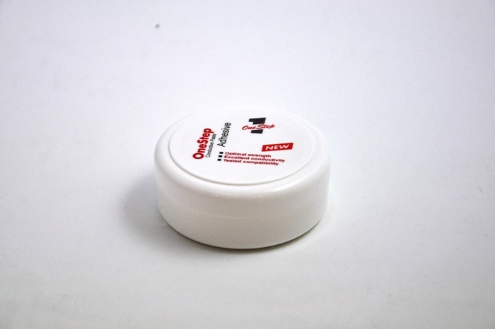 OneStep Adhesive Conductive Paste. Bottle of 100g.