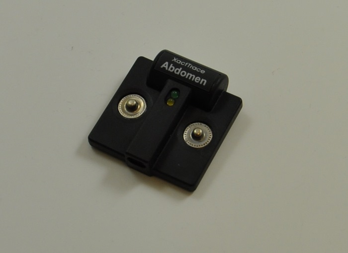 Replacement Abdomen XactTrace sensor. To be used with XactTrace Universal Belt & Cable