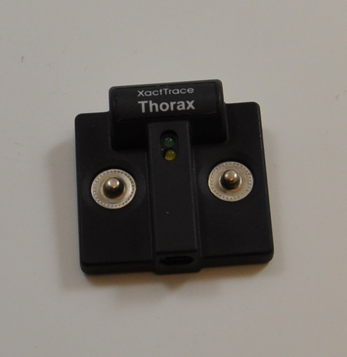 Replacement Thorax XactTrace sensor. To be used with XactTrace Universal Belt & Cable