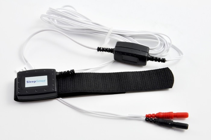 Respiratory Effort Sensor (Piezo Crystal) - Double Velcro tabs with Touch Proof (TP) connectors