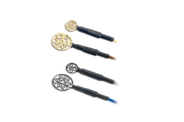Reusable Spider EEG Electrodes, Gold 10mm, 150cm cable with Touch Proof connector. (Bag of 10)