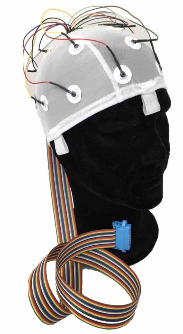 Reusable cable 50cm w. head cap connector (DB25) for use with Disposable / Reusable EEG headcap part no. ACCE120820-ACCE120823