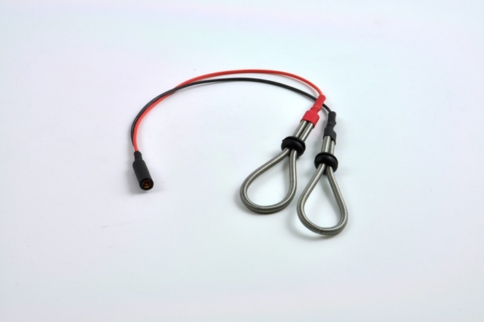 Ring Electrode (Adult) stainless steel, 15cm leads, Red wire is active