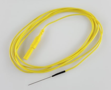 Subdermal Needle Electrode, Single, Wire 150cm, Needle 0,35 x 20mm, color: Green (24 pcs).