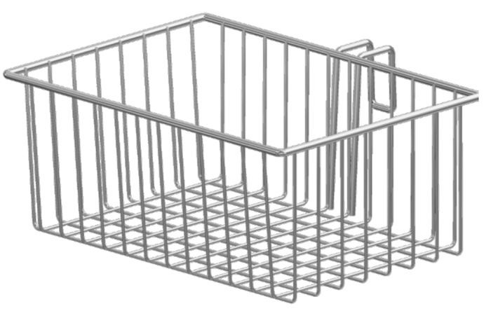 Tuxedo - Accessories Basket 7-liter (W326mm, D217mm, H132mm) for Trolley/Cart (Medical rail claw EGCE100597 or EGCE100598 is needed)