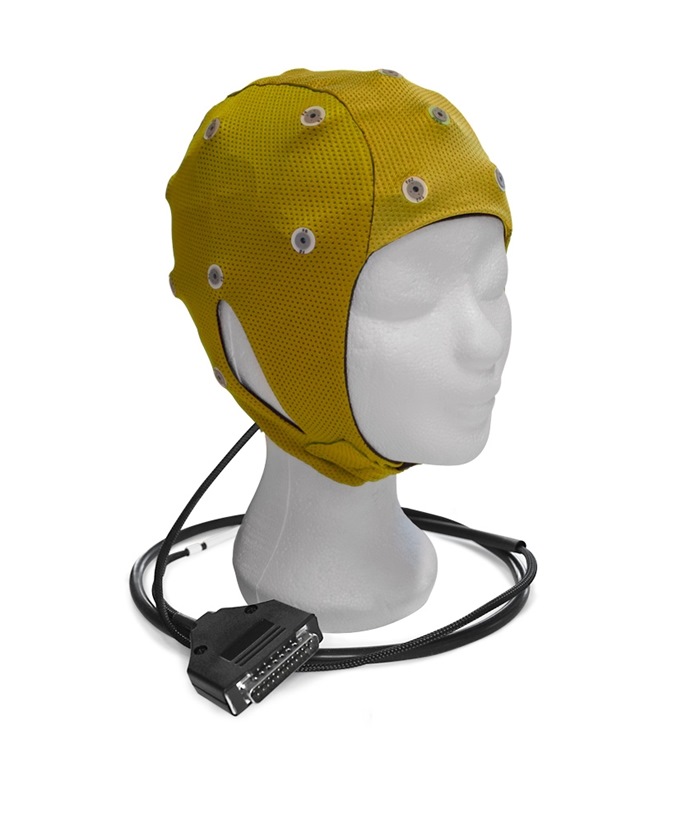 WaveGuard Connect Cap, Size Baby (36-39cm) with 21 Tin electrodes + GND & Ref at position CPz, 10/20 system, DB25 male connector (Covered by 4 Month Warranty)